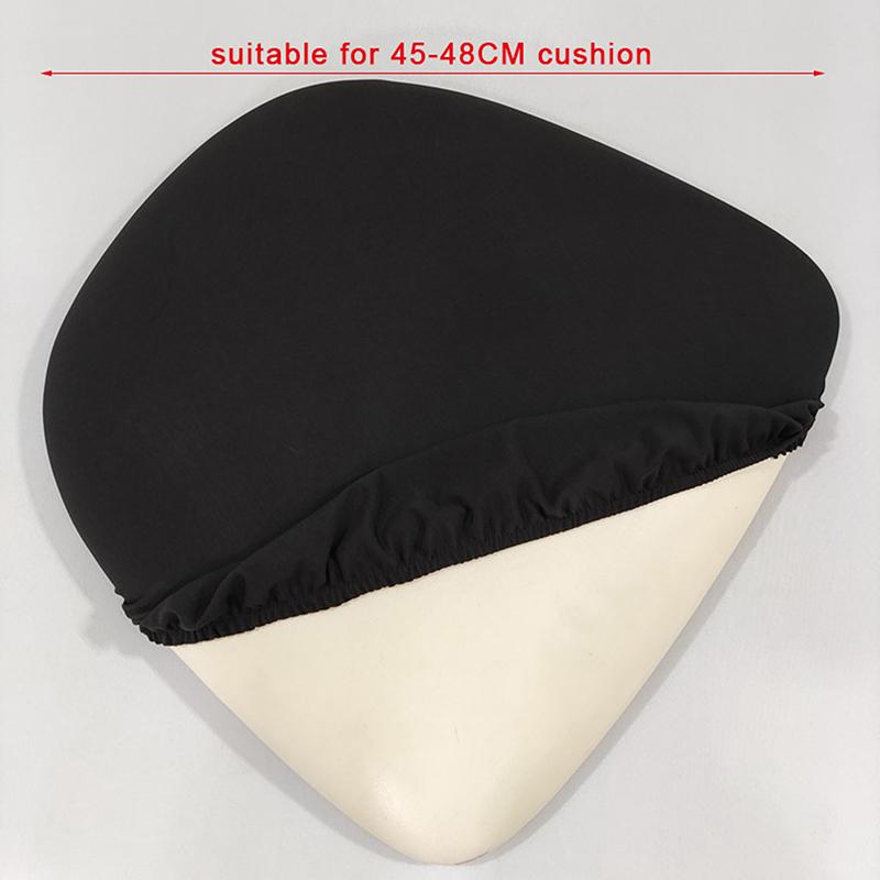 45-48 cm Židle Jednobarevný strečový potah Potahy Snímatelné elastické Jídelní Pouzdro na sedátko Svatba Hotel Banket Kancelář Seat Protect