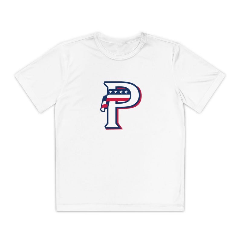 USA Prime Letter P Logo YOUTH Athletic Tee | Youth Competitor Shirt