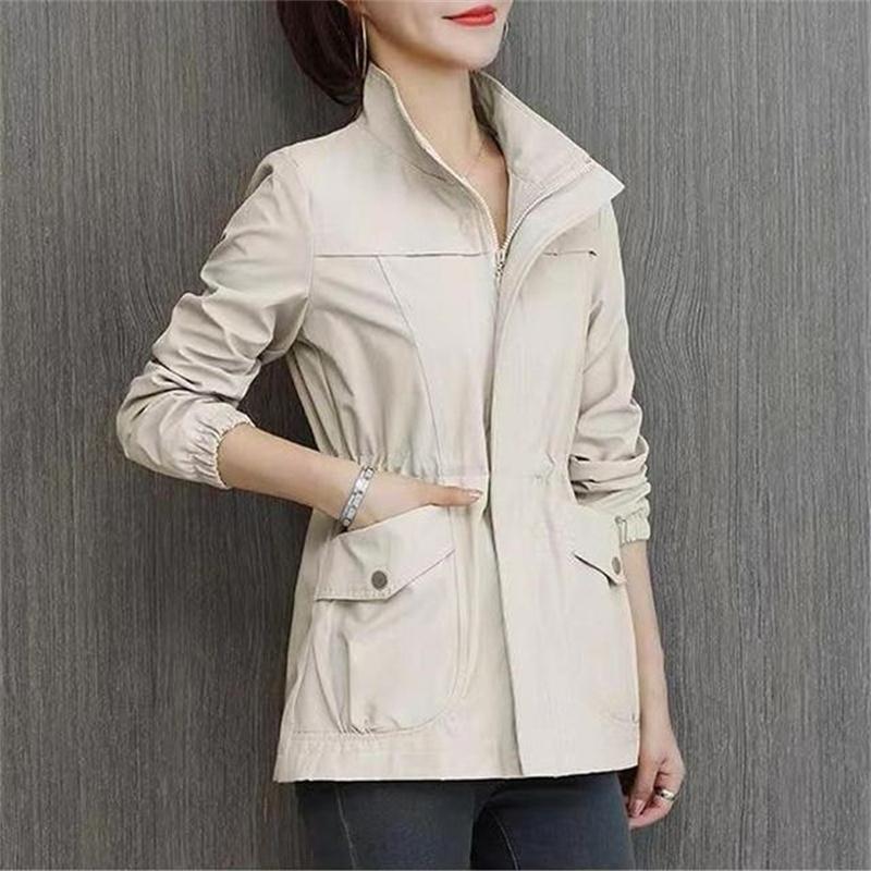 Autumn Women Jacket Long Sleeve Coats Casual Windbreaker Female Jackets Slim Fashion Basic Coat Outwear