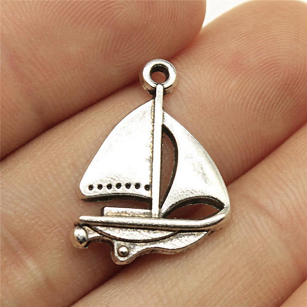 Charms Airplane Ship Pendants Minimalist Jewelry Components QC001