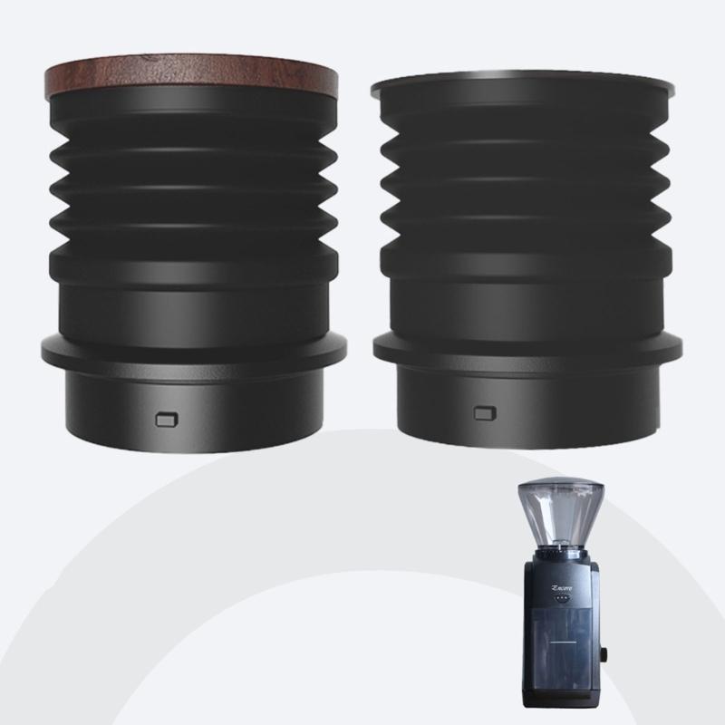 Portable Coffee Grinder Bean Bin Silicone Replacement Powder Hoppers for Outdoor or Home and Office Coffee Brewing