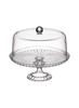CB JAPAN Cake Stand with Dome Lid [Size 6] Clear Plastic Cake Stand & Dome M UCA