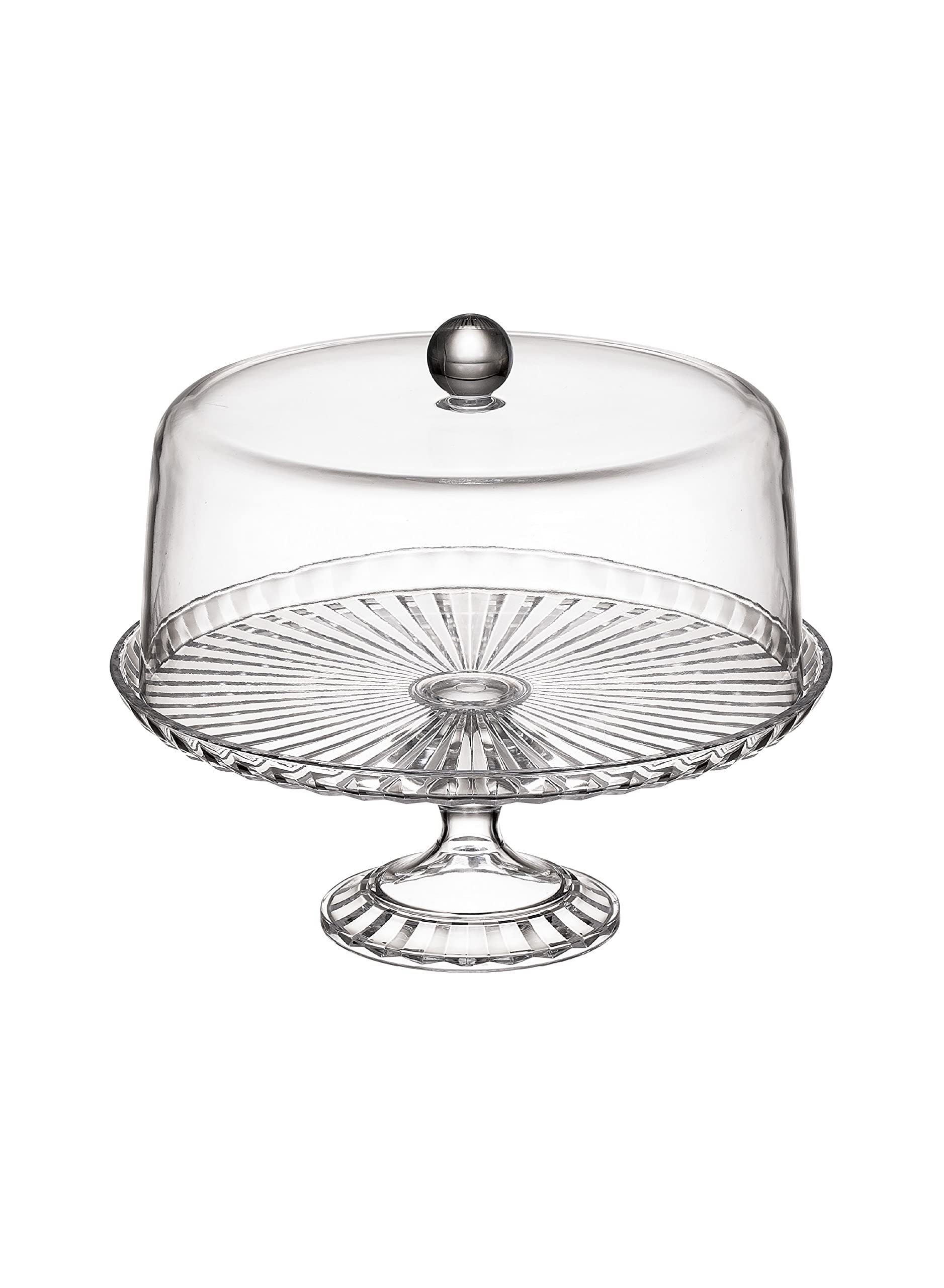 

CB JAPAN Подставка для торта с купольной крышкой [Размер 6] Прозрачная пластиковая подставка для торта и купол M UCA