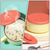 Infant Food Grinding Bowl Orange Color 1pack 4.7in Length