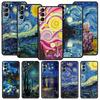 Phone Case for Samsung Galaxy S26 S25 S24 S23 S22 S20 S21 FE Ultra Plus S25 Edge Soft TPU Van Gogh Art Starry Night Aesthetics