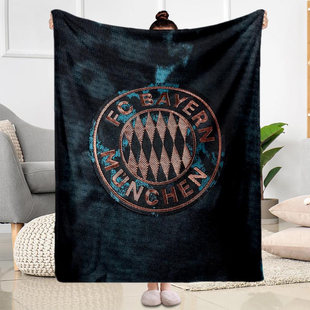 Bayern Munich Blanket Durable Comfort Great for Chair Bed Sofa Four Seasons Universal Digital Print Suitable for Gifting Relatives and Friends