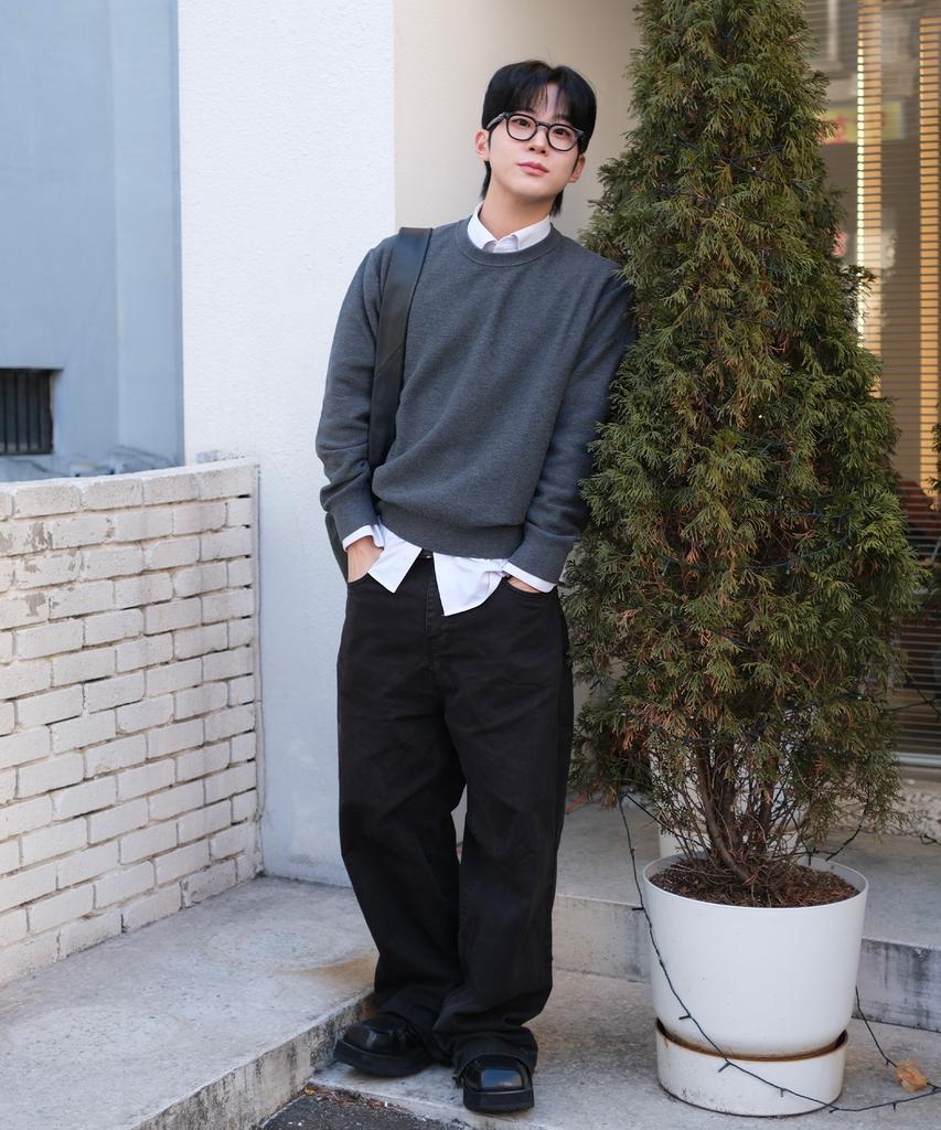 MINDBRIDGE [On] Crop Round Neck Oversized Daily Knit - 3 Colors