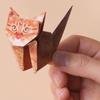Paper Handmade Colored Paper Set Art Learning Montessori Animal Handmade Origami Folding 3D Diy Paper-cut Book Boys Baby Girls