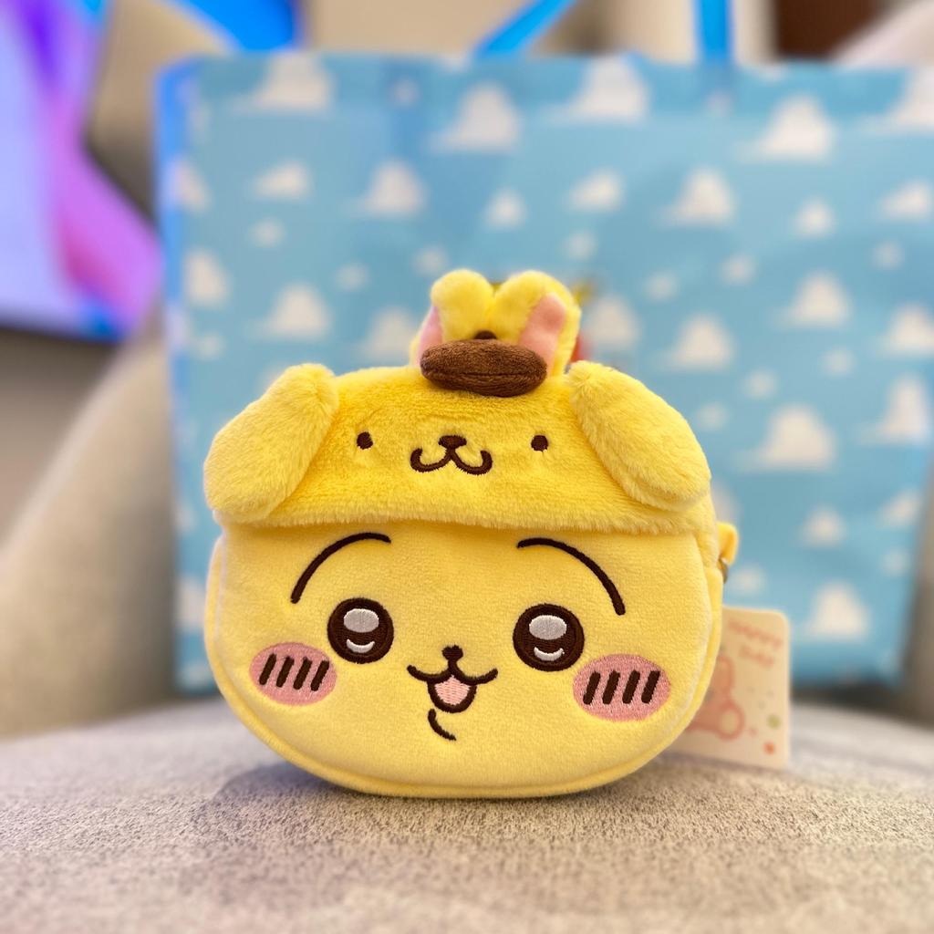 Chiikawa Cartoon Usagi Hachi Ji'i Plush Pencil Case - Cute, Large Capacity Storage