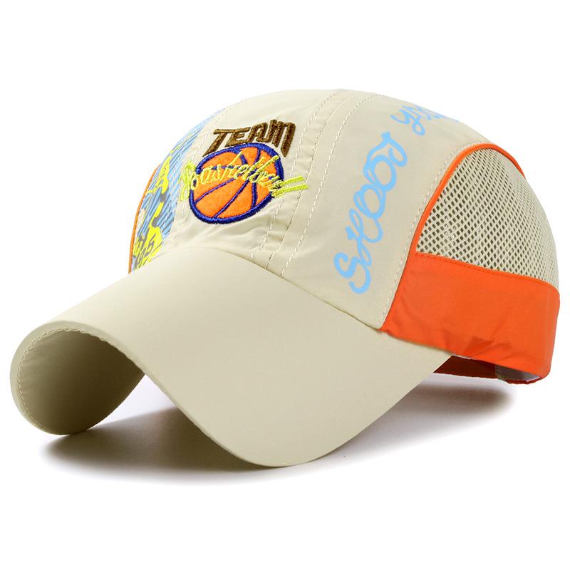Summer Outdoor Sports Children Baseball Cap New Student Quick Drying Mesh Baby Sunhat Boy Girl Snapback Caps Kid Fishing Hat
