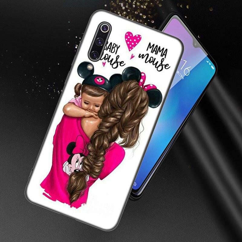 

Красивый чехол для мамы, дочки и сына для Xiaomi Redmi 7 7A 8A 9i 9A 9C 10 10A 10C K20 Note 5 6 Mi 8 9 9T Pro A2 Lite A3 6X Mix 3 Xiaomi Mi Mix 3