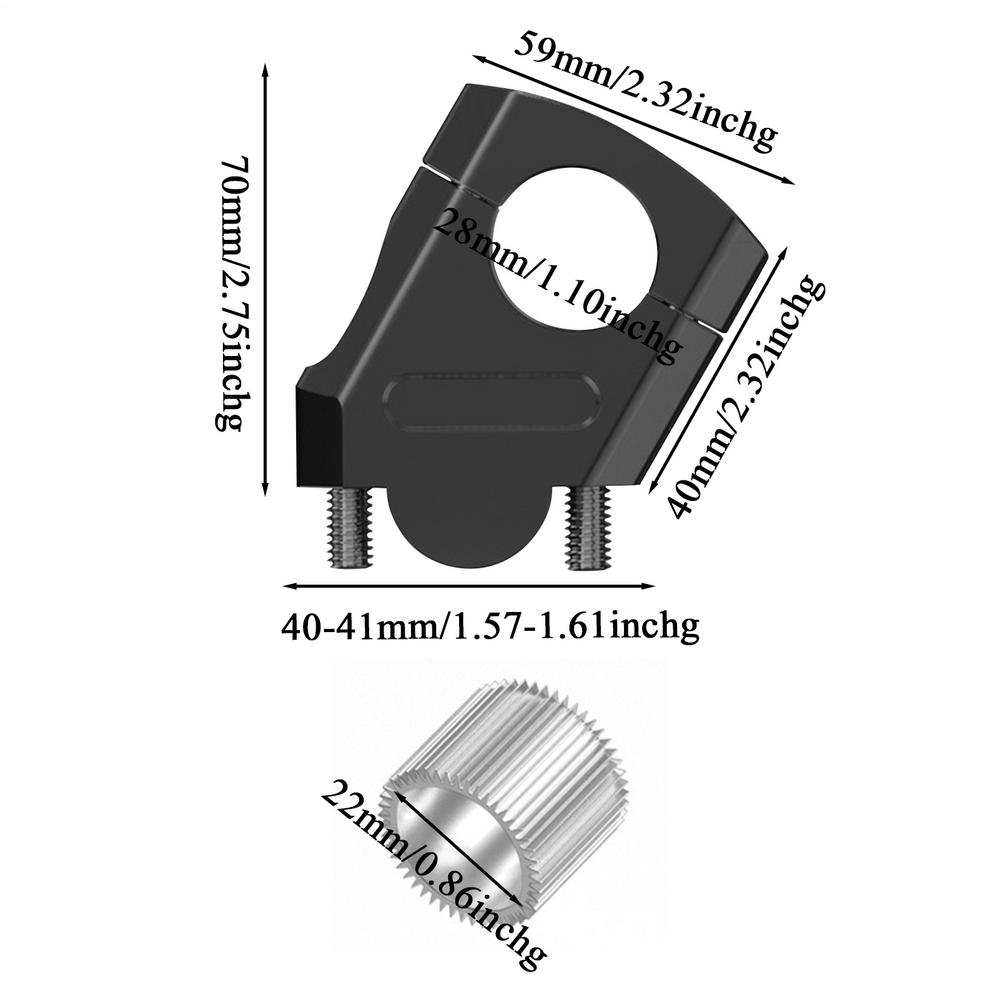 

Motorcycle Handlebar Risers Aluminum Alloy Bar Risers Sports Supplies For Men Women Youth Athletes Family Friends Husband Sports чорний