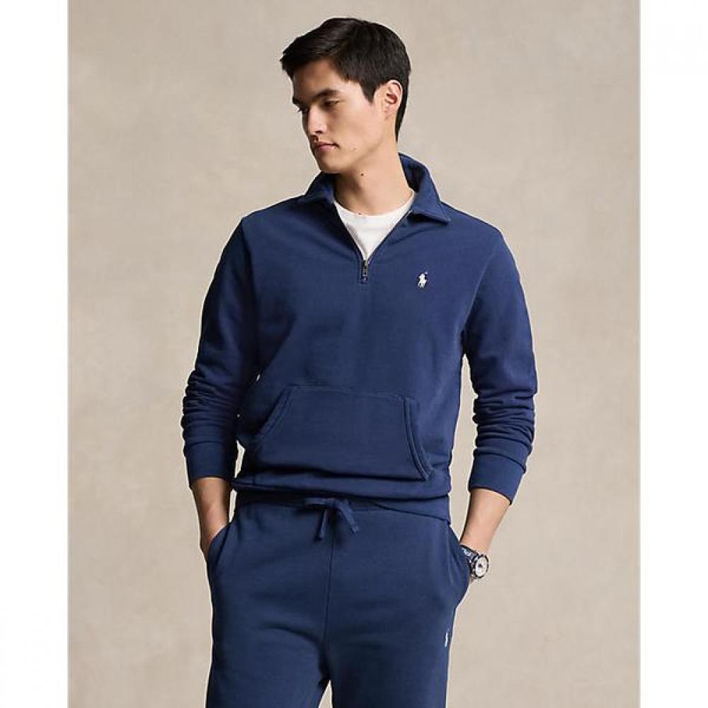 Polo Ralph Lauren Men S Loopback Fleece Quarter Zip SweatShirt  Mnpokni16823931410 S
