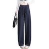 Narrow Straight-leg Soft Jeanssummer Thin New High-waisted Loose and Slimming Casual Wide-leg Pants Curved Knife Pants
