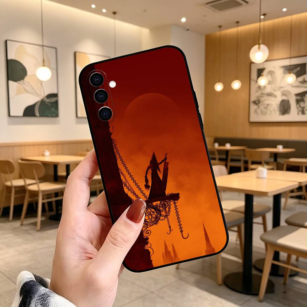 Games Silent Hill Horror Phone Case Black Silicone Soft For Samsung Galaxy A73,A72,A71,A70,A53,A52,A51