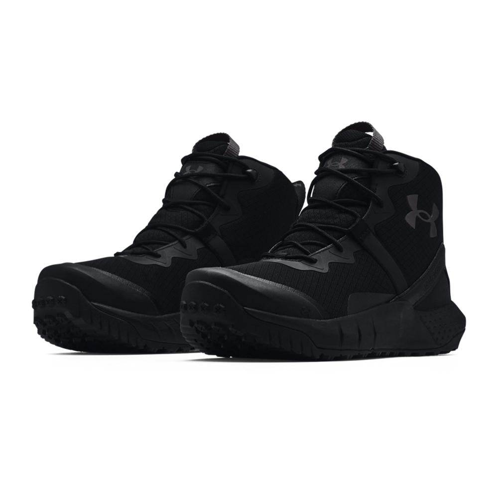 Boots Under Armour Black Micro G Valsetz Mid