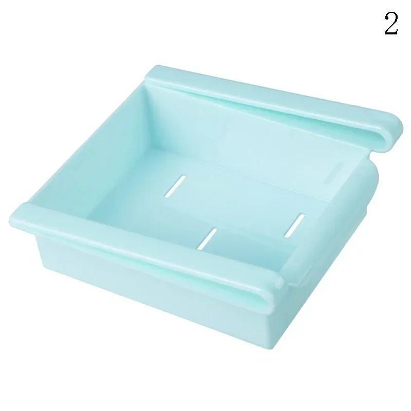 1 Pcs Scalable Refrigerator Storage Basket Living Room Home Storage Box Egg Storage And Organizing Box Refrigerator Shelf