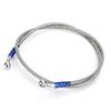 110cm/43" M10 Brake Oil Hose Line Banjo Fitting Stainless Steel End