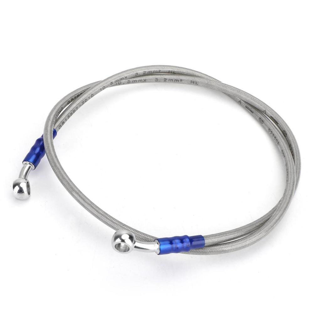 110cm/43" M10 Brake Oil Hose Line Banjo Fitting Stainless Steel End
