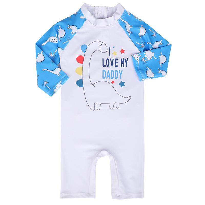 Children s Quick-Dry One-Piece Swimsuit with Sun Hat - Long Sleeve Boys & Girls Toddler Swimwear Size 10