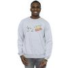 Disney Mens Toy Story Buzz Pulling Logo Sweatshirt