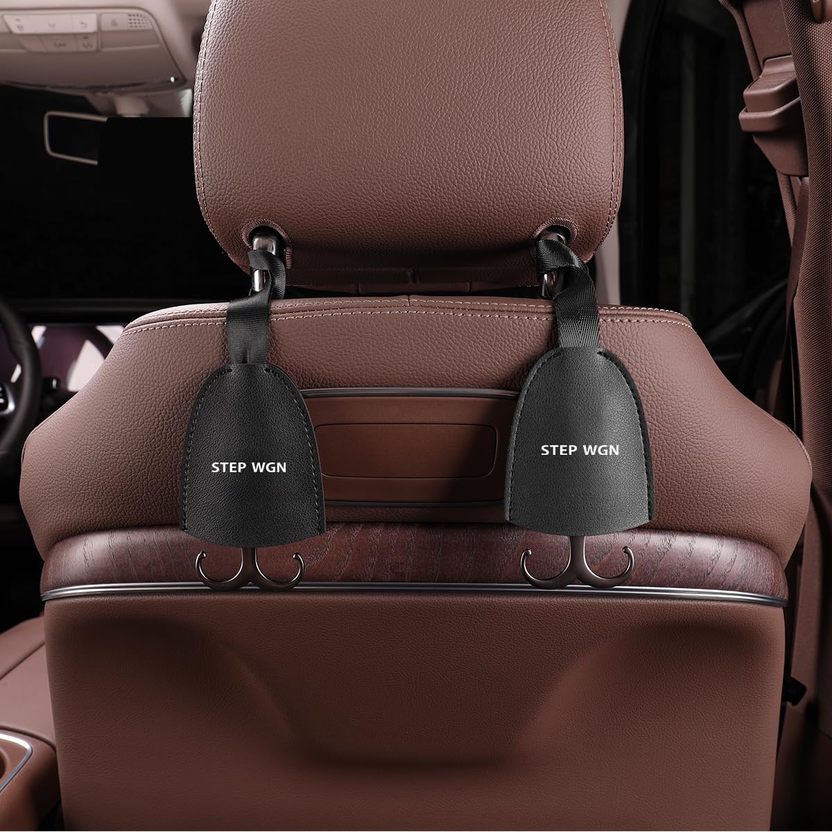 

Step Wagon Headrest Hidden Double Hooks with STEP WGN New Step Wagon Interior Custom Car Interior Luggage Easy Beautiful and Practical Car Custom чёрный