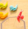 100pcs Cute Silicone Snail Tea Bag Holder