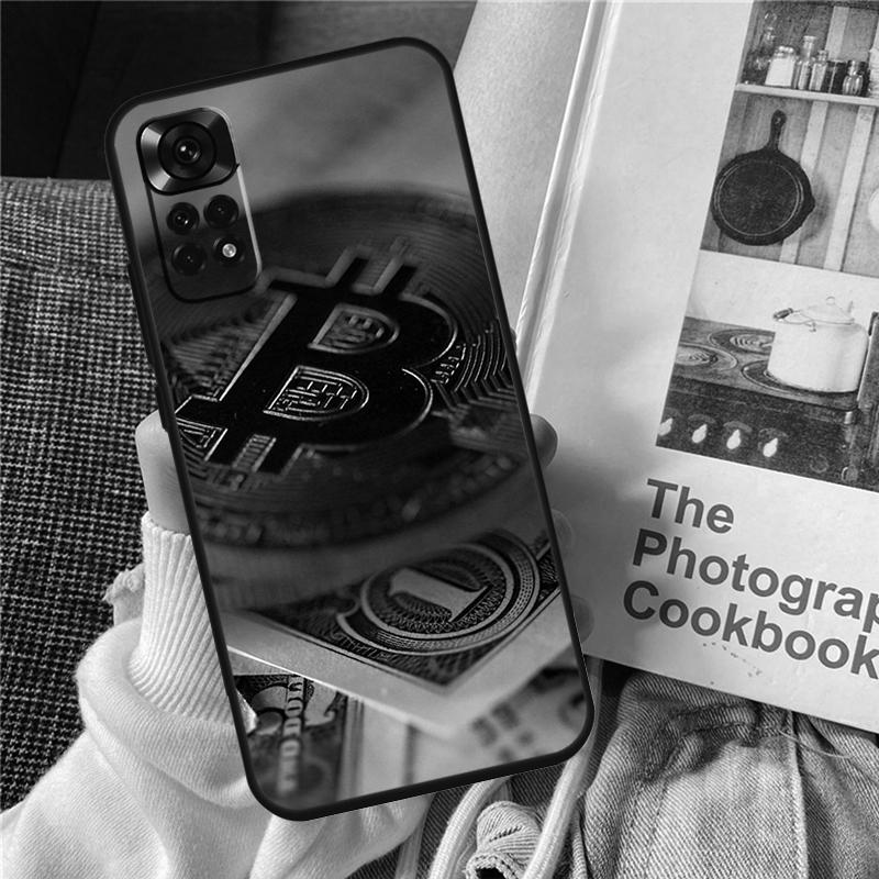 Bitcoin Phone Case For Xiaomi Redmi Note 12 12S 12C 13C 10 10C 10A 9 9C 10S 11S 11 Pro Soft Cover