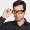 Occhiali da sole per la visione notturna, occhiali da guida notturna per auto, occhiali da conducente, occhiali da sole unisex con protezione UV, occhiali da sole da regalo