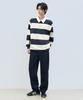 Illuminate Stripe Rugby Long Sleeve - Navy