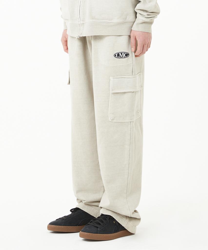 LMC Oval Overdyed Cargo Sweat Pants Beige