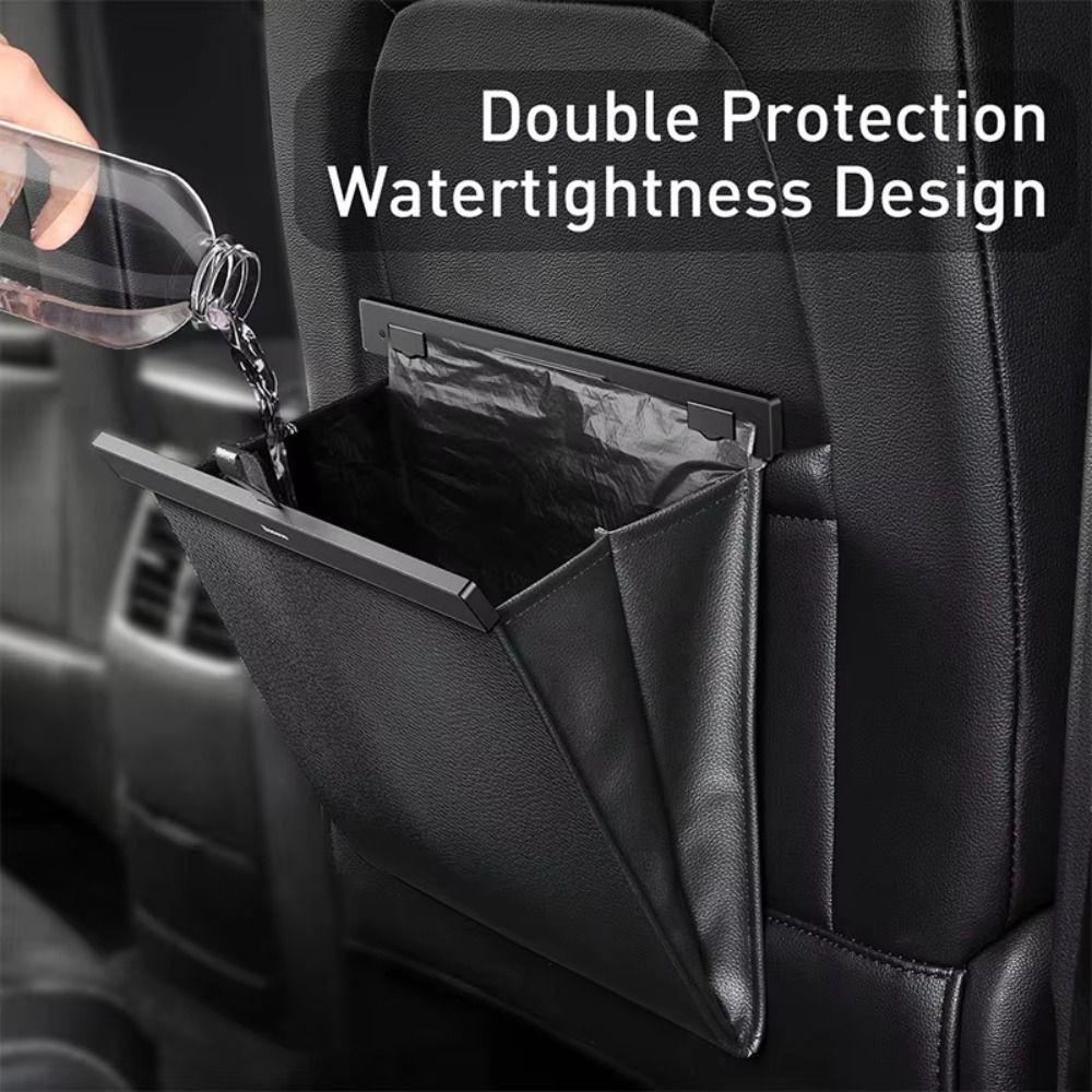 Waterproof Car Trash Can Magnetic Car Supplies Portable Car Rear Seat Truck