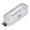 Mini Bag Sealer Double Function User Friendly Portable Chip Bag Sealer and Cutter for Home Travel White