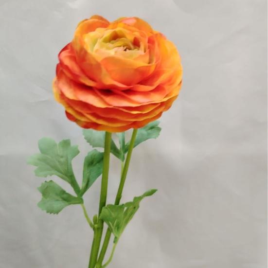 2-Head Artificial Flower UV Resistant Realistic Fake Silk Flower Wedding Party Indoor Outdoor Garden Faux Flower Decoration