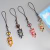 Lovely Cartoon Cat Key Chain Charming Feline Pendant Anti-Lost Chain Jewelry