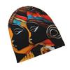 Biihudu African Tribal Hats For Women & Men - Funky Bonnet Beanie With Tribal Patterns, Ethnic Cultural For Festivals, Parties,