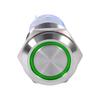 19mm 12-24V Waterproof Stainless Selflocking  ing Push Button   Red LED