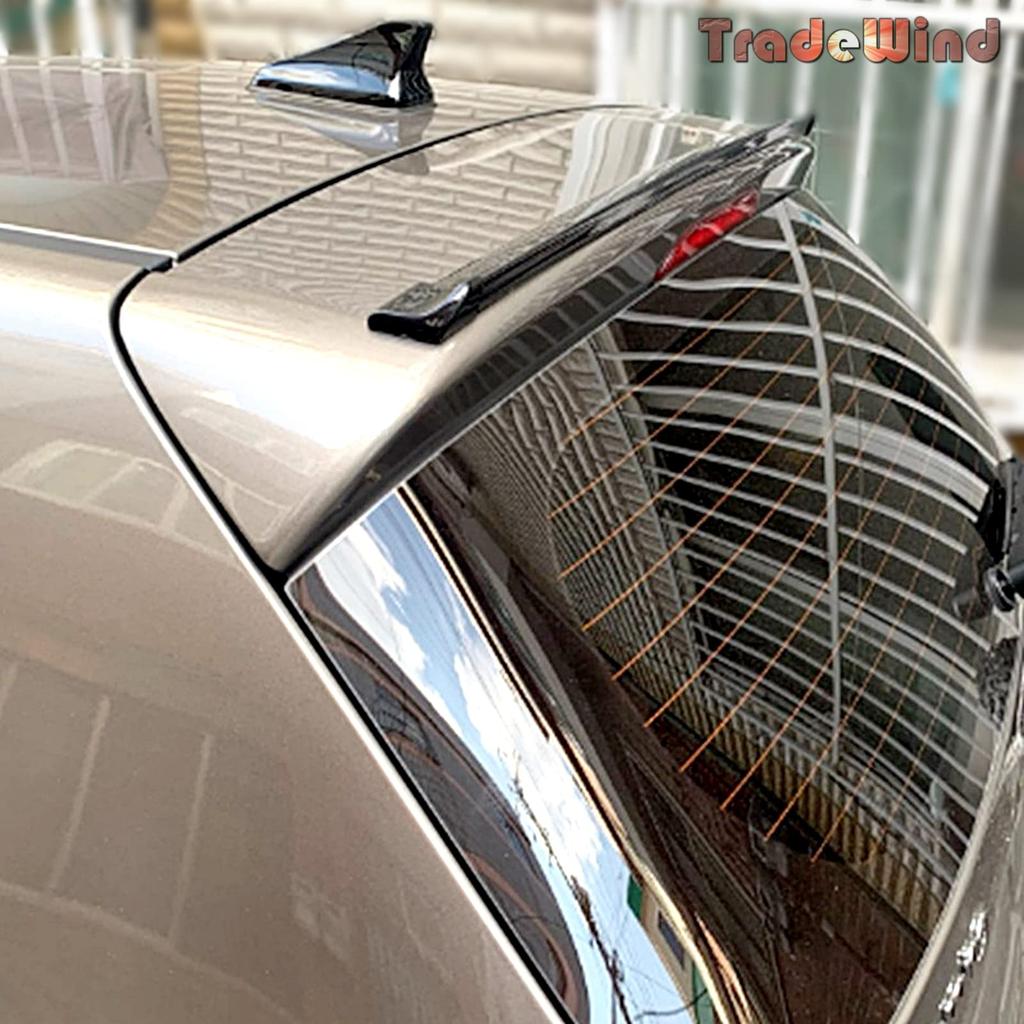 TradeWind Aero Parts Rear Spoiler Tailgate Spoiler Roof Spoiler Lower Skirt Trunk Spoiler Dress Up 1.5m (4.5cm Matte Black)