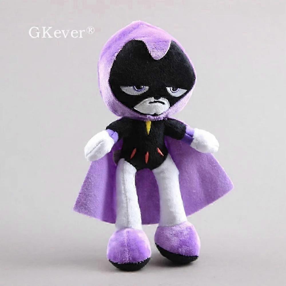 Cartoon Robin Stuffed Toy Anime Teen Titans and Go Plush Dolls Raven Beast Boy Peluche Juguetes for Kids Birthday Gifts