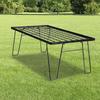 Camping Lightweight Table with Table Board & Bag Picnic Iron Mesh Desk Multifunctional Campfire Grill Table for Outdoor Barbecue