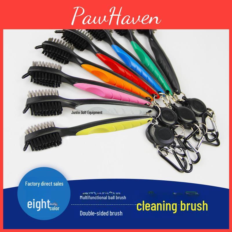 Cleaning Doublesided Golf Brush Multifunction 8 Colors Available