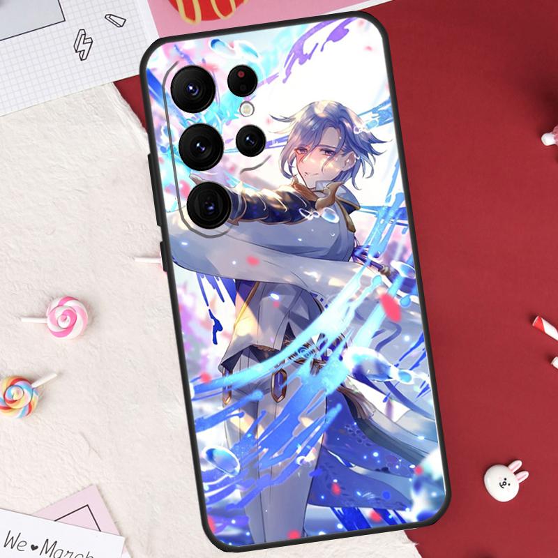 Kamisato Ayato Genshin Impact Case For Samsung Galaxy S26 Ultra S20 S21 S22 S23 S24 S25 Ultra S10 Plus S25 FE Cover Shell