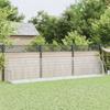Vidaxl Gabbia per Conigli, Argento, 600X105X120Cm, Acciaio Galvanizzato