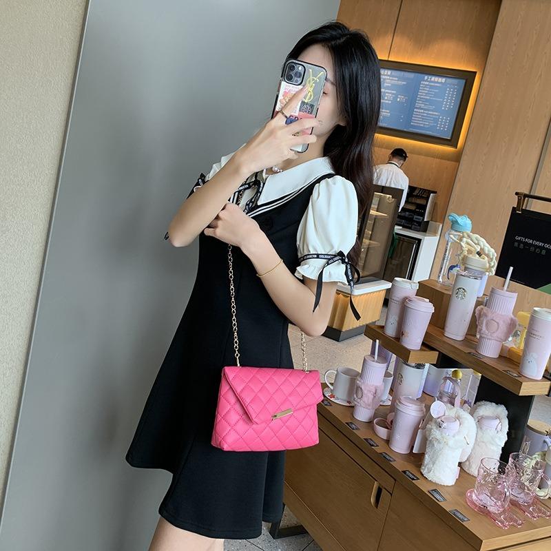 New Diamond Pattern Soft Bag Fashion Trend Chain Single Shoulder Crossbody Women's Bag