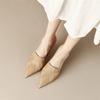 Fashion New Spring Summer Horsehair Women Shoes Fashion Pointed Toe Women Pumps High Heels Zapatos Mujer Stiletto Heels Ladies Shoes