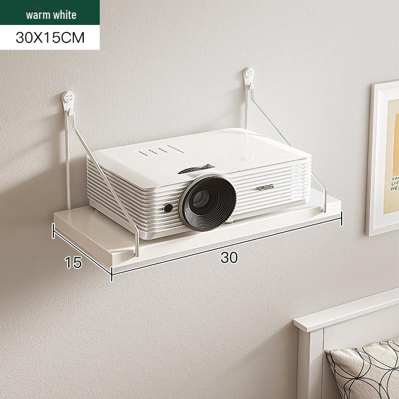Suport de proiector montat pe perete cu tavă de depozitare