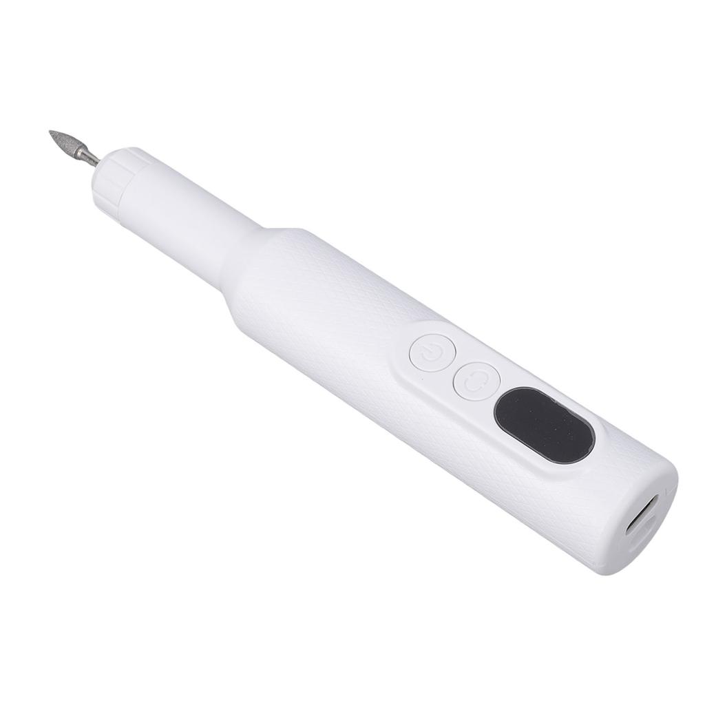 Electric Nail Drill Kit Cordless 18000 RPM LED Display Portable Rechargeable Nail File Machine for Home Salon Use