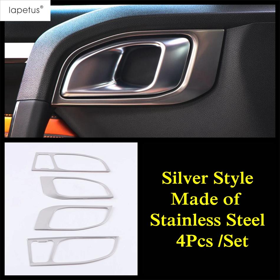 For Haval Dargo Accessories Car Inner Door Handle Bowl Frame Decoration Panel Cover Trim Stainless Steel Interior Kit