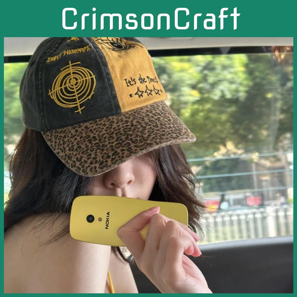 Inspired Punk Stylish Baseball Hat With Distinctive Leopard Print For Season Every