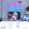 Smart RGB Constellation Light Panel: 3D Sound-Reactive Color Lamp for E-Sports, Wall or Bedroom Atmosphere.